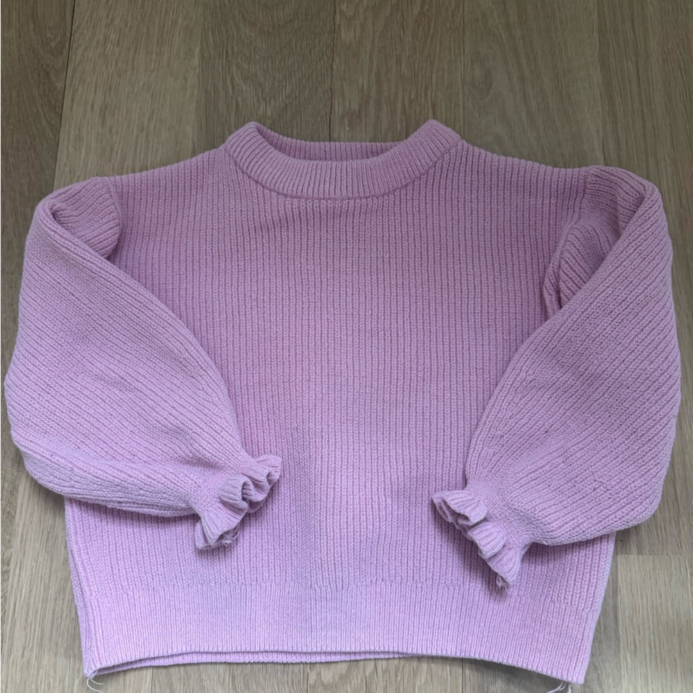 Zara Soft Pink Knit Sweater